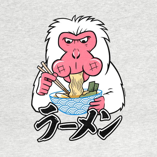 Snow Monkey Ramen by wloem